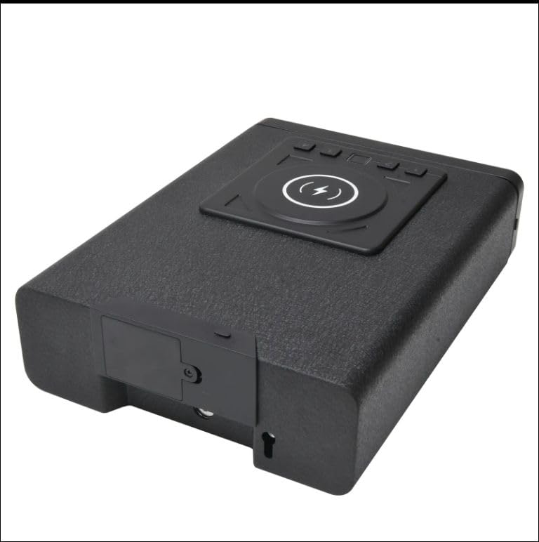 Biometric Gun Safe with Fingerprint Lock & Wireless Charging
