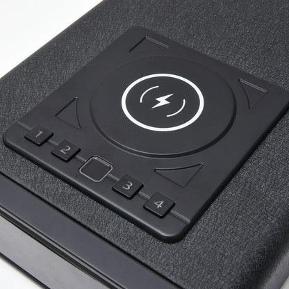 Biometric Gun Safe with Fingerprint Lock & Wireless Charging